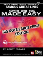 Famous Guitar Lines Made Easy - Big Note/Large Print Edition (noty, tabulatury na kytaru)