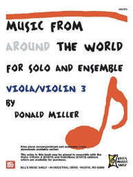 Music From Around The World For Solo & Ensemble, Viola-Violin (noty na violu)