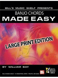 Banjo Chords Made Easy, Large Print Edition (akordy na banjo)