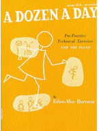 Edna Mae Burnam: A Dozen A Day Book 5: Intermediate (noty na klavír)