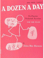 Edna Mae Burnam: A Dozen A Day Book 3: Transitional (noty na klavír)
