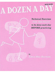 Edna Mae Burnam: A Dozen A Day Mini Book (noty na klavír)