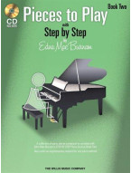 Edna Mae Burnam: Step By Step Pieces To Play - Book 2 (noty na klavír) (+audio)