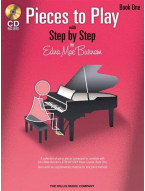 Edna Mae Burnam: Step By Step Pieces To Play - Book 1 (noty na klavír) (+audio)