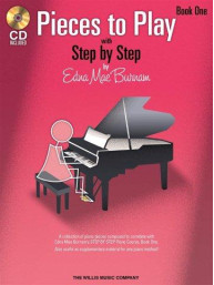 Edna Mae Burnam: Step By Step Pieces To Play - Book 1 (noty na klavír) (+audio)