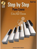 Edna Mae Burnam: Step By Step Piano Course - Book 4 (noty na klavír) (+audio)