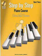 Edna Mae Burnam: Step By Step Piano Course - Book 3 (noty na klavír) (+audio)