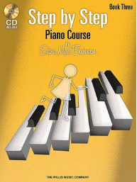 Edna Mae Burnam: Step By Step Piano Course - Book 3 (noty na klavír) (+audio)