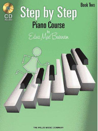 Edna Mae Burnam: Step By Step Piano Course - Book 2 (noty na klavír) (+audio)