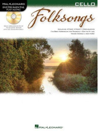 Cello Play-Along: Folksongs (noty na violoncello) (+audio)