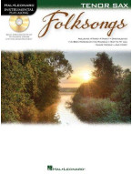 Tenor Saxophone Play-Along: Folksongs (noty na tenorsaxofon) (+audio)