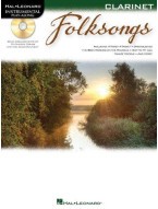 Clarinet Play-Along: Folksongs (noty na klarinet) (+audio)