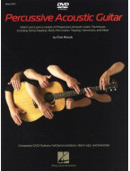 Chris Woods: Percussive Acoustic Guitar (noty, tabulatury na kytaru) (+DVD)