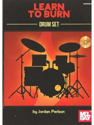 Jordan Perlson: Learn To Burn - Drum Set (noty na bicí) (+audio)