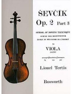 Ševčík Viola Studies: School Of Bowing Technique Op.2 Part 3 (noty na violu)