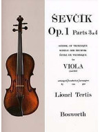 Ševčík Viola Studies: School Of Technique Op.1 Part 3 And 4 (noty na violu)
