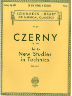 Carl Czerny: Thirty New Studies In Technics Op. 849 (noty na klavír)