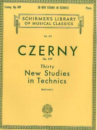 Carl Czerny: Thirty New Studies In Technics Op. 849 (noty na klavír)