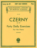 Carl Czerny: Forty Daily Exercises Op.337 (noty na klavír)