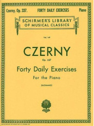 Carl Czerny: Forty Daily Exercises Op.337 (noty na klavír)