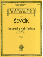 Otakar Ševčík: The School Of Violin Technics Op.1 Complete (noty na housle)