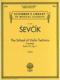 Otakar Ševčík: The School Of Violin Technics Op.1 Complete (noty na housle)