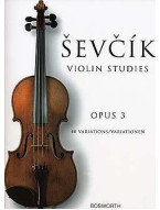 Otakar Ševčík: Violin Studies - 40 Variations Op.3 (noty na housle)