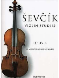 Otakar Ševčík: Violin Studies - 40 Variations Op.3 (noty na housle)