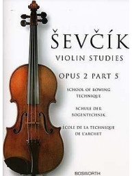 Otakar Ševčík: Violin Studies - School Of Bowing Technique Op.2 Part 5 (noty na housle)
