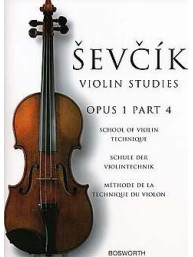 Otaker Ševčík: School Of Violin Technique Op.1 Part 4 (noty na housle)