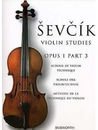 Ševčík Violin Studies: School Of Violin Technique Op.1 Part 3 (noty na housle)