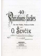 Ševčík Violin Studies: 40 Variations Piano Accompaniment (noty na klavír)