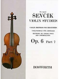 Otakar Ševčík: Violin Studies - Violin Method For Beginners Op.6 Part 7 (noty na housle)