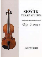 Otakar Ševčík: Violin Studies - Violin Method For Beginners Op.6 Part 5 (noty na housle)