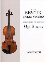 Otakar Ševčík: Violin Studies - Violin Method For Beginners Op.6 Part 5 (noty na housle)