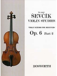 Otakar Ševčík: Violin Studies - Violin Method For Beginners Op.6 Part 2 (noty na housle)