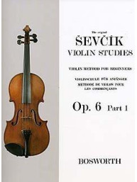 Otakar Ševčík: Violin Studies - Violin Method For Beginners Op.6 Part 1 (noty na housle)