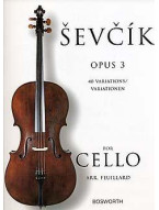 Otakar Ševčík: Cello Studies - 40 Variations Op.3 (noty na violoncello)