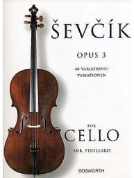 Otakar Ševčík: Cello Studies - 40 Variations Op.3 (noty na violoncello)