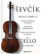 Ševčík Cello Studies: School Of Bowing Technique Part 6 (noty na violoncello)