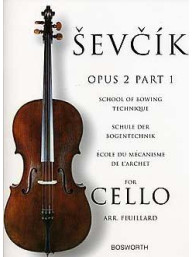 Ševčík Cello Studies: School Of Bowing Technique Part 1 (noty na violoncello)