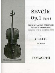 Ševčík Cello Studies Op.1 Part 1: Thumb Placing Exercises (noty na violoncello)