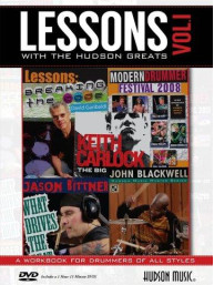 Lessons With The Hudson Greats - Volume 1 (noty na bicí) (+DVD)