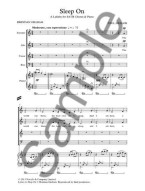 Paul Mealor: Sleep On (SATB/Piano) (noty na sborový zpěv) - SADA 5 ks