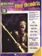 Jimi Hendrix: Blues Play-Along - Volume 18 (noty na nástroje C, Eb, Bb, basového klíče) (+audio)