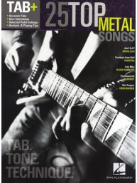 Tab+: 25 Top Metal Songs - Tab. Tone. Technique (noty, tabulatury na kytaru)