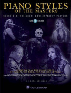Piano Styles of 23 Pop Masters: Secrets Of The Great Contemporary Players (noty na klavír) (+audio)