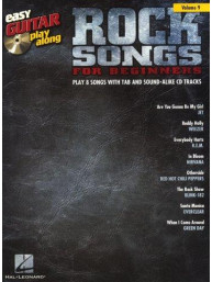 Easy Guitar Play-Along 9: Rock Songs for Beginners (noty, tabulatury na kytaru) (+audio)