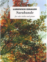 Ludovico Einaudi: Sarabande (noty na housle, klavír)