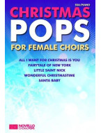 Christmas Pops For Female Choirs - SSA, Piano Accompaniment (noty na sborový zpěv)
